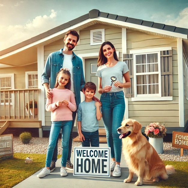 family just bought a manufactured home using a texas fha loan